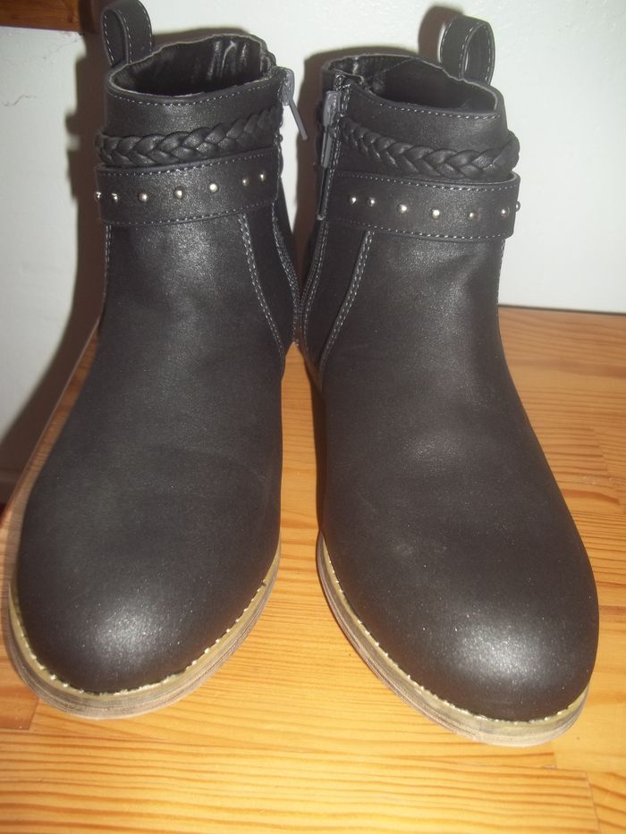 Boots lanières noires Creeks 39 - photo numéro 5