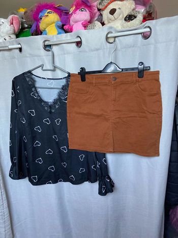 Ensemble jupe et blouse
