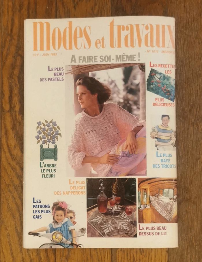 Ancien magazine modes et travaux années 80 vintage - photo numéro 20