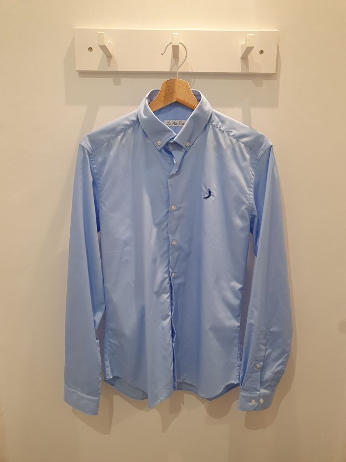 Chemise Roubaix bleu ciel/piment Taille M (taille petit)