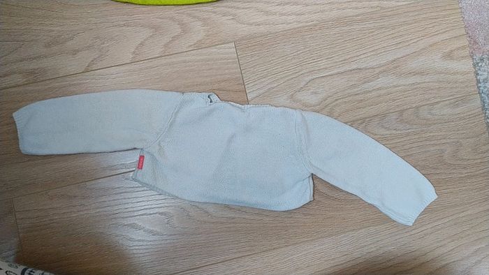 Gilet bolero blanc nano nanette 12 mois - photo numéro 7