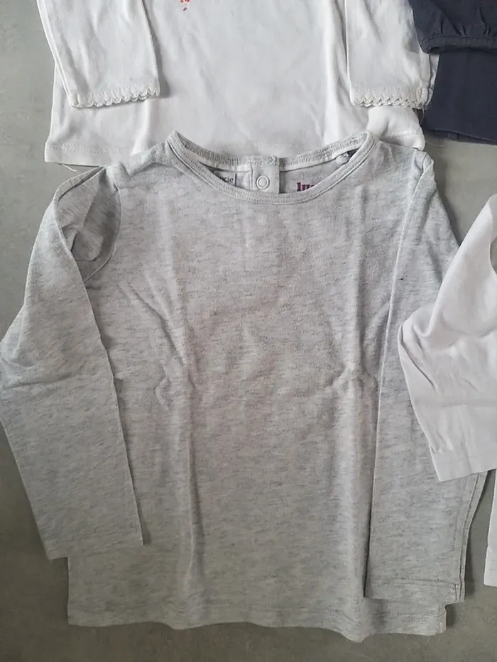 Lot de 4 t-shirts manches longues en 12 mois - photo numéro 3