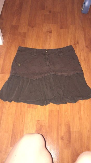 Jupe marron taille 38