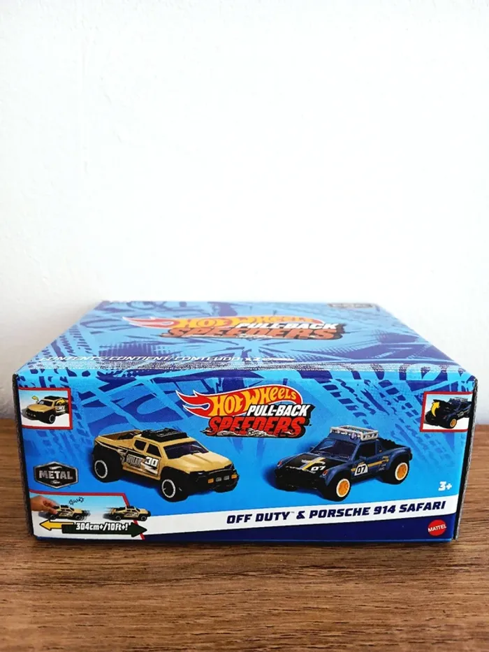 Voitures Hot Wheels Pull-Back Speeders 2-Pack