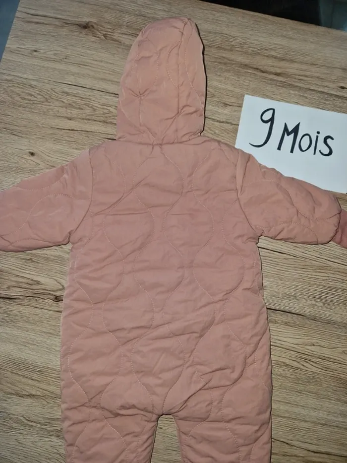 Manteau combinaison fille 9 mois - photo numéro 8