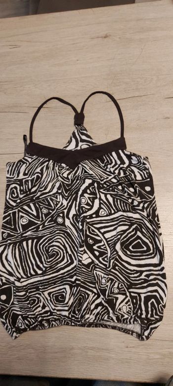 Débardeur noir et blanc, léger, Pimkie, taille S