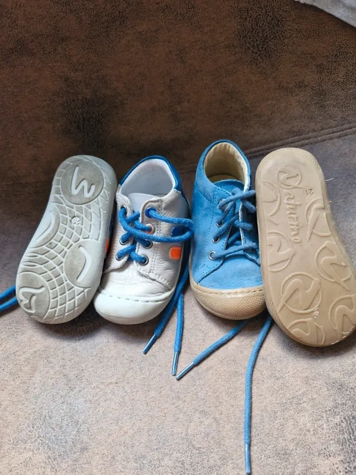 Lot chaussures premiers pas t20 21