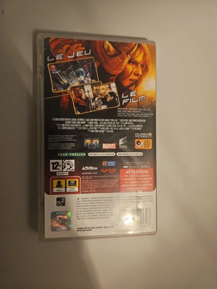 spiderman 2 le jeu plus le film psp - photo numéro 3