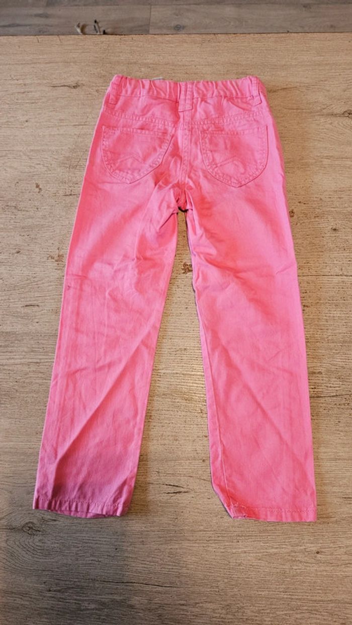 Pantalon rose léger, ajustable à la taille, Lupilu, 6 ans, peu mis - photo numéro 6