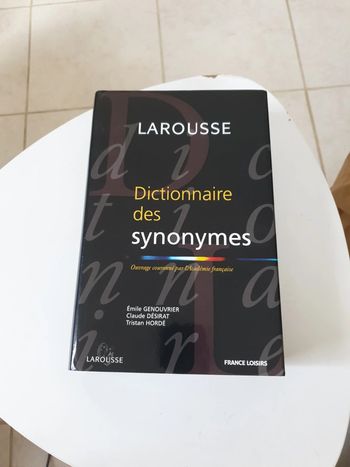 Dictionnaire des synonymes