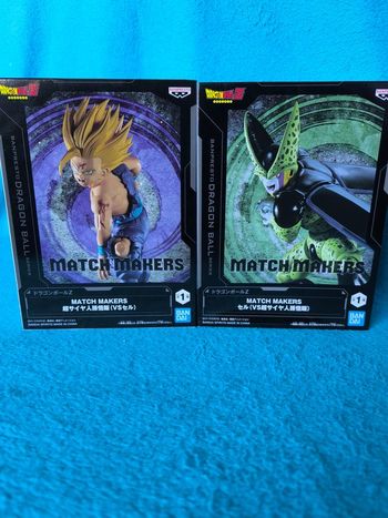 Lot figurines – Son Gohan Super Saiyan & Cell – Match Makers – Banpresto – Officielles Import Japon