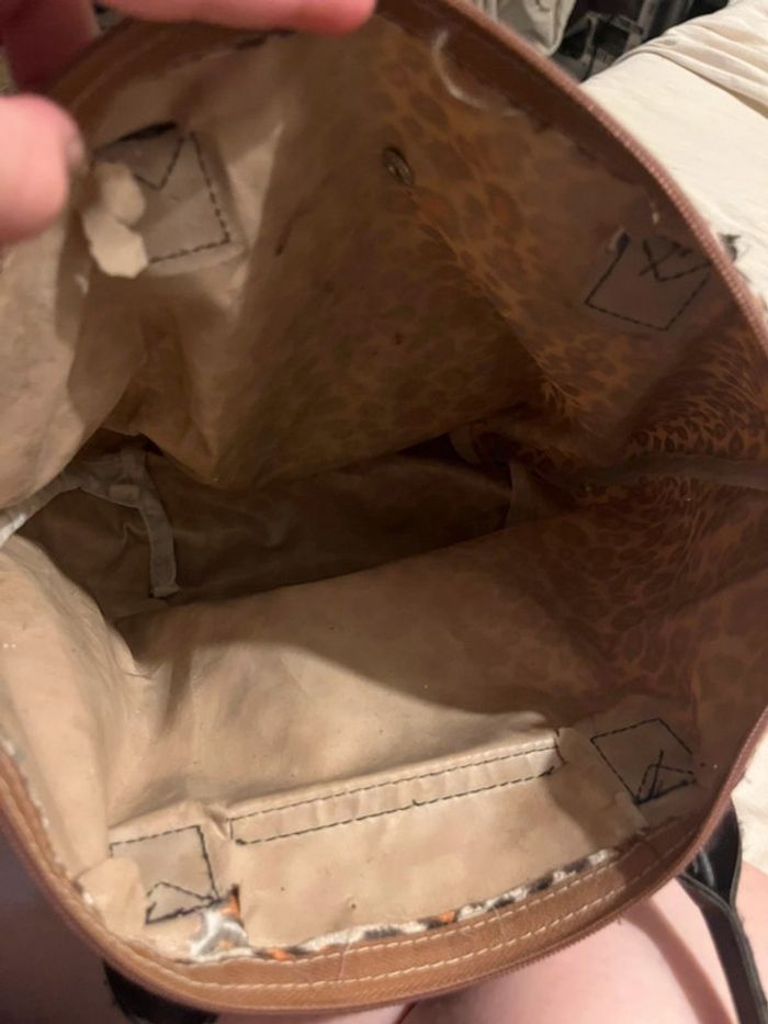 Sac vintage léopard - photo numéro 3