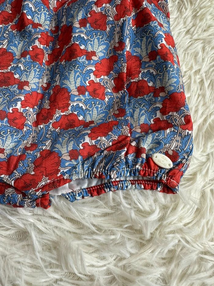 Barboteuse liberty Tartine et Chocolat taille 6 mois - photo numéro 4