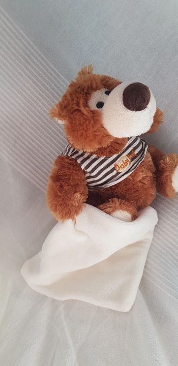 Doudou ours brun mouchoir  Babynat