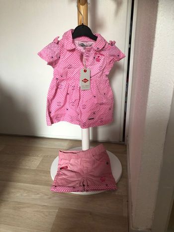 Ensemble tunique et short 6 mois neuf 