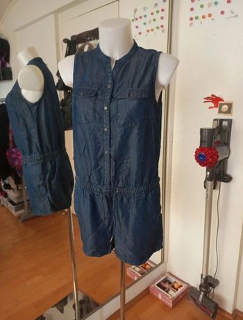 Combishort en jean