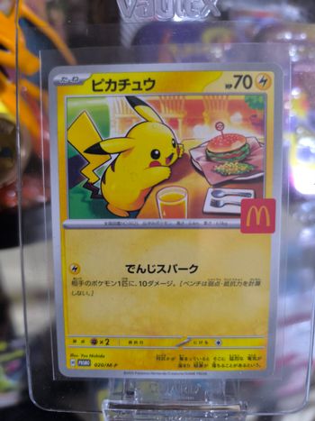 Pikachu 020/M-P – Promo McDonald’s Japon 2025 - Mint / Neuve