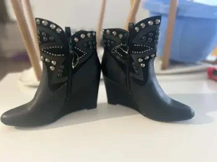 Bottine talon compensée - photo numéro 2