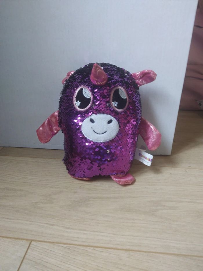 Peluches licorne à paillettes