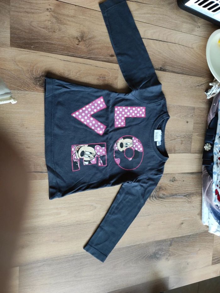 Tee-shirt ML 24 mois Minnie Disney - photo numéro 2