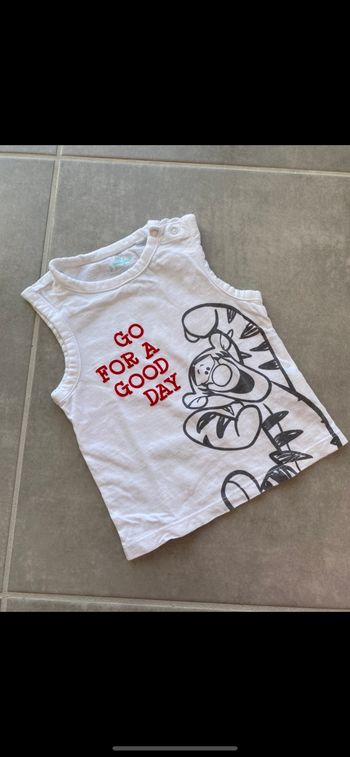 Débardeur / Maillot sans manches Tigrou Disney Neuf 9 mois