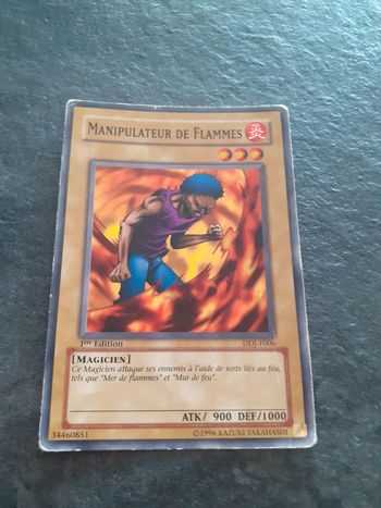 Carte Yu-Gi-Oh ! Manipulateur de flammes DDJ-F006