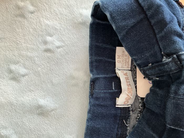 jegging taille élastique bleu jean 9 mois orchestra - photo numéro 7