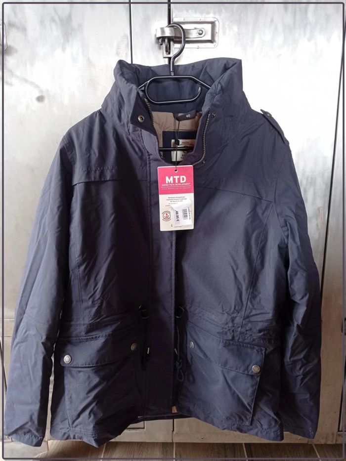 Manteau dark navy femme Aigle taille 40 neuf