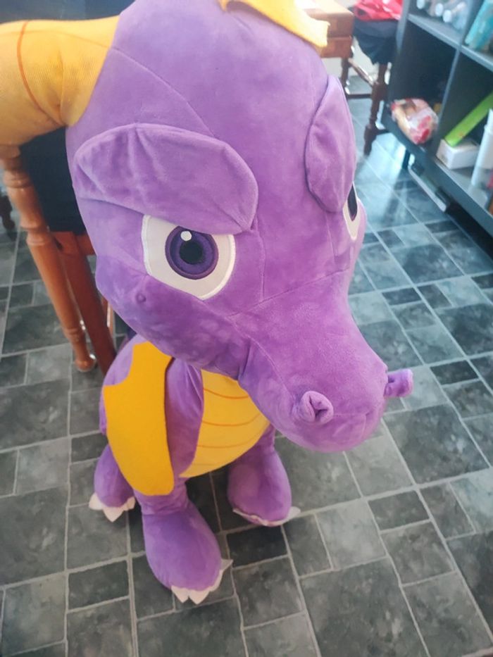 Rare Grande peluche 1 mètre spyro Activision xxl - photo numéro 14