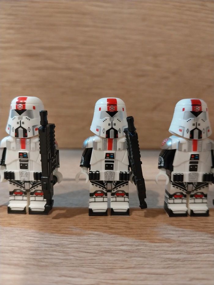 Figurines type lego 4 impérial stormtroopers star wars - photo numéro 2