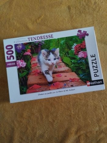 Puzzle 500 pièces chaton