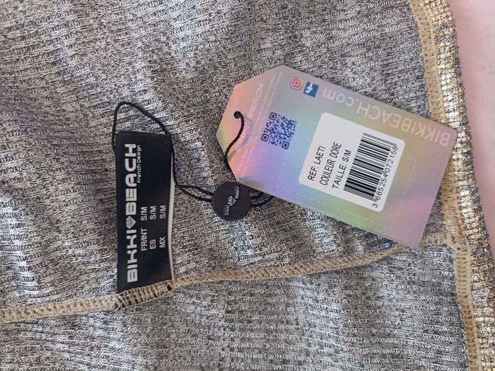 Kimono de plage doré - photo numéro 3