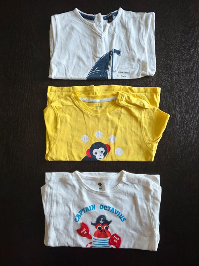 Lot de 3 tee-shirts en 3 ans