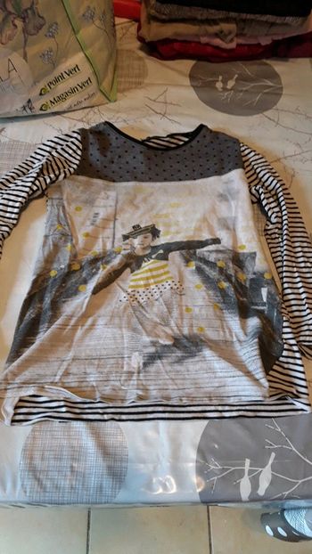 Tee shirt ml terre de marin 8 ans