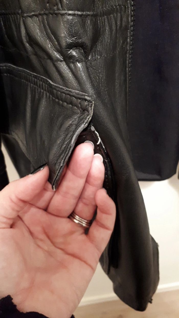 Manteau cuir cuirlor XL - photo numéro 7