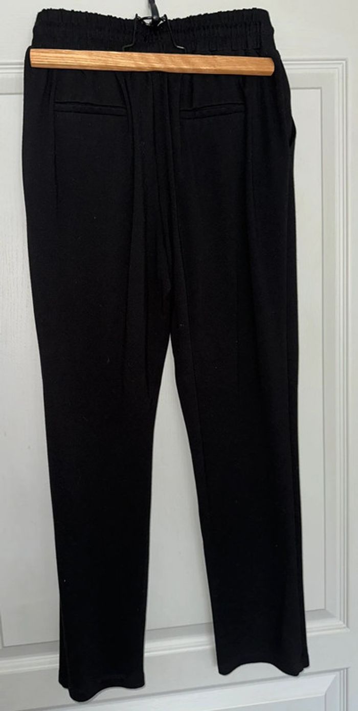 Pantalon jogging fluide noir MANGO - photo numéro 3
