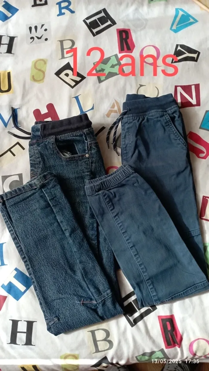 Lot de jeans 12 ans - photo numéro 2