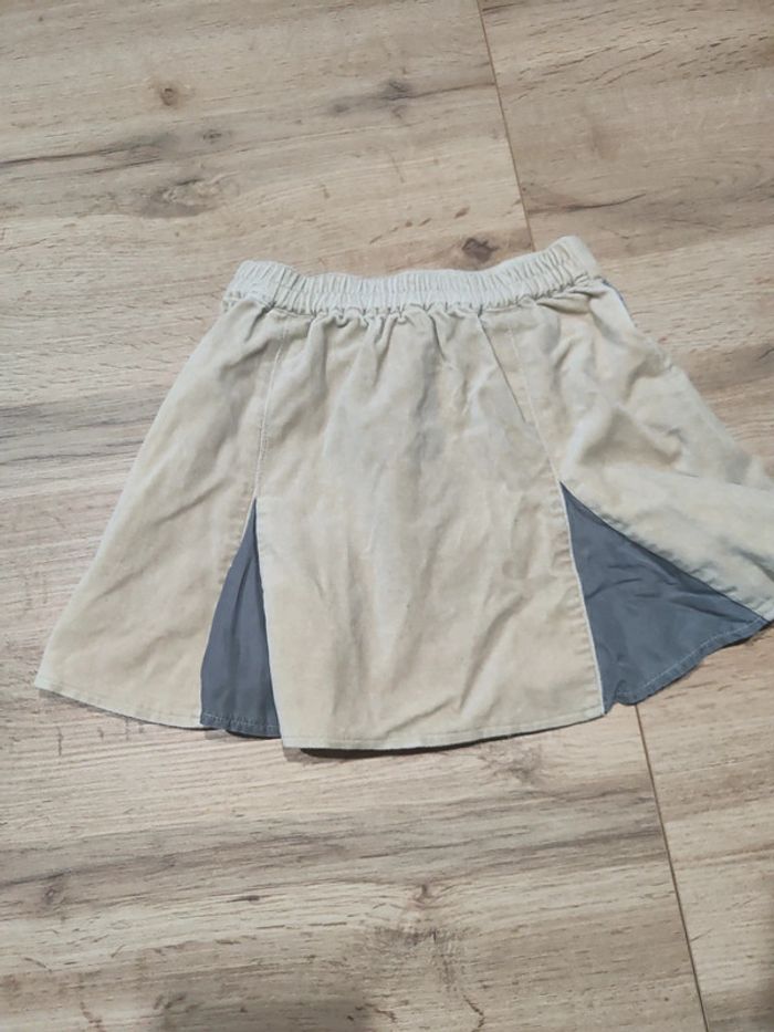 Jupe patineuse Obaibi 3 ans en daim petit noeud - photo numéro 3