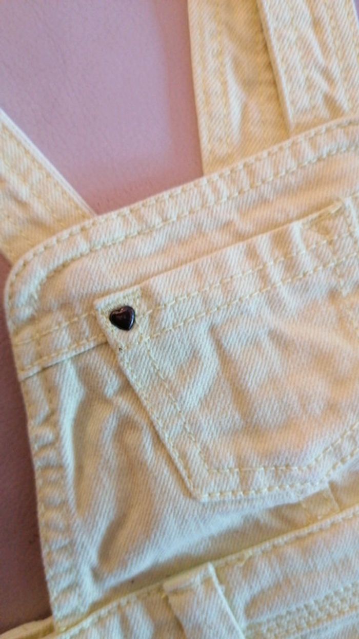 Robe jeans jaune - photo numéro 2