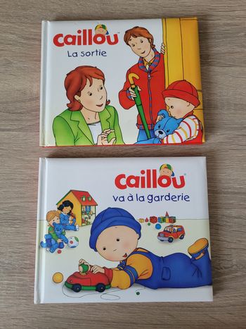 Lot de 2 livres Caillou 