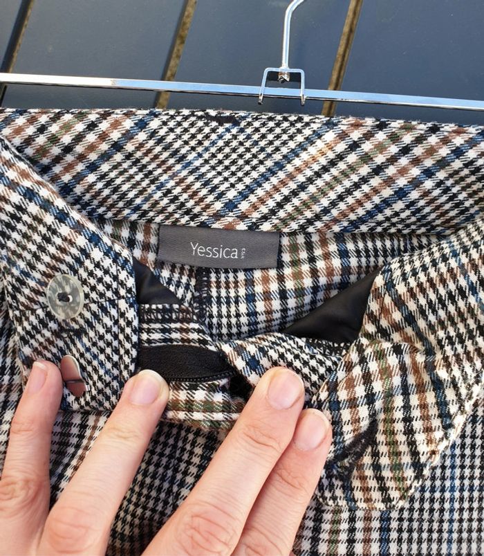 Pantalon tissus carreaux prince de Galles - photo numéro 5