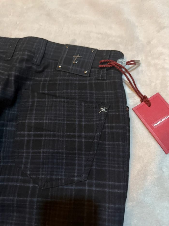 Tramarossa - Jean en laine, coupe droite, Bleu foncé, taille 32 - photo numéro 7