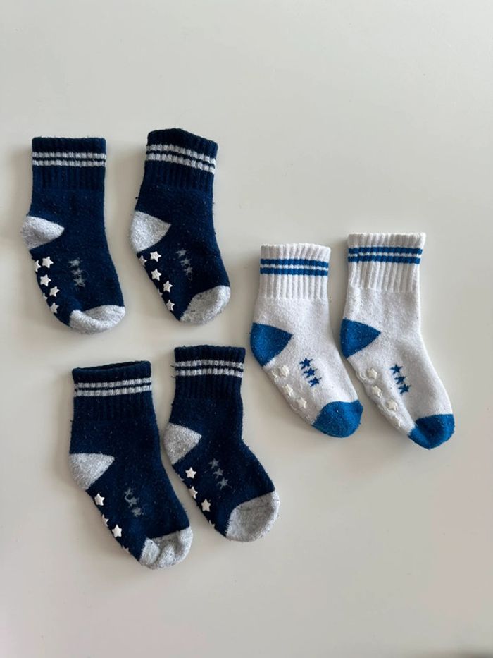 Lot de chaussettes bébé épaisses - Taille 15/18
