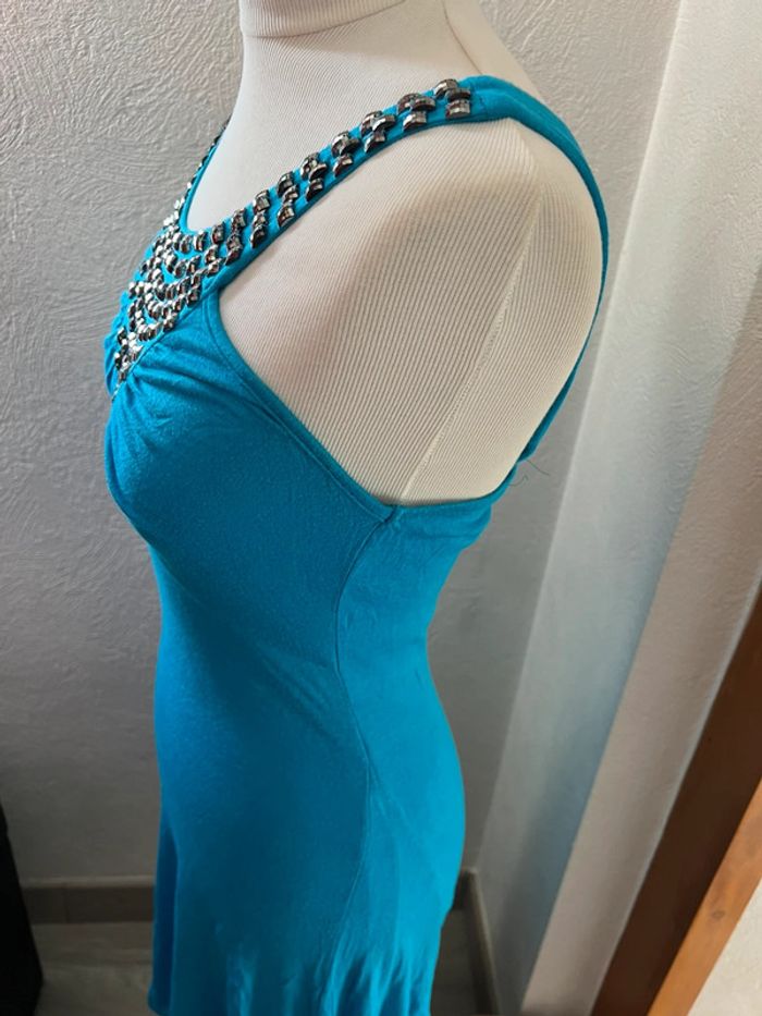 Robe bleue T.36 - photo numéro 3