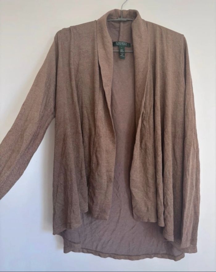 💛 Gilet femme doré L. Ralph Lauren - Taille L