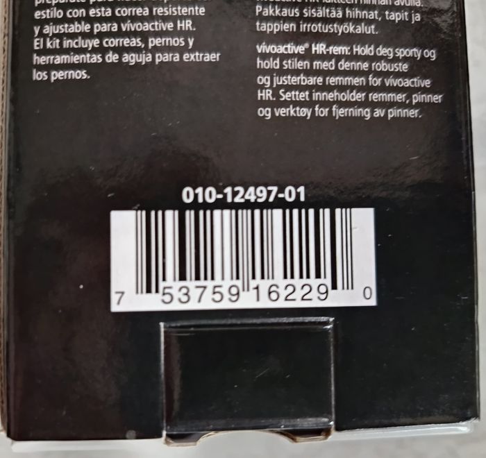 🌟🎈 Bracelet GARMIN Vivoactive HR Band fit Blanc - 010-12497-01 🌟🎈 Neuf - photo numéro 6