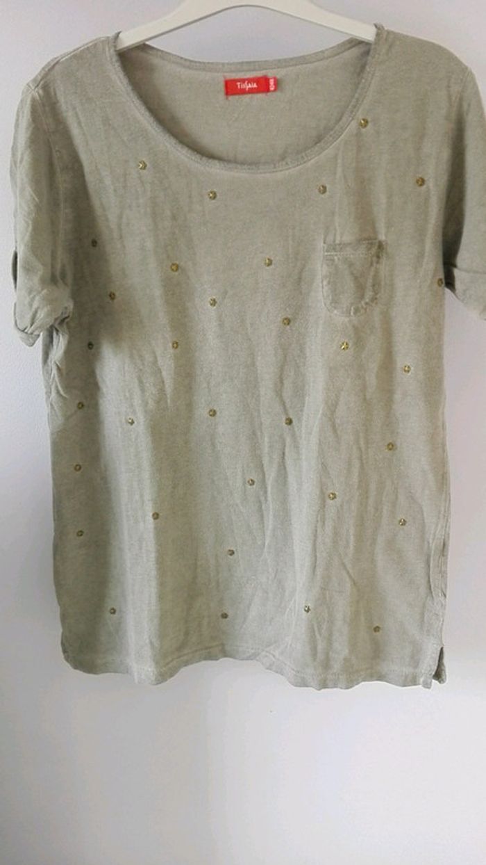 Tee shirt kaki - photo numéro 1