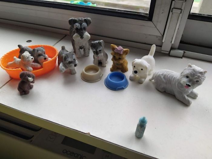 lot de figurines Chiots et chiens