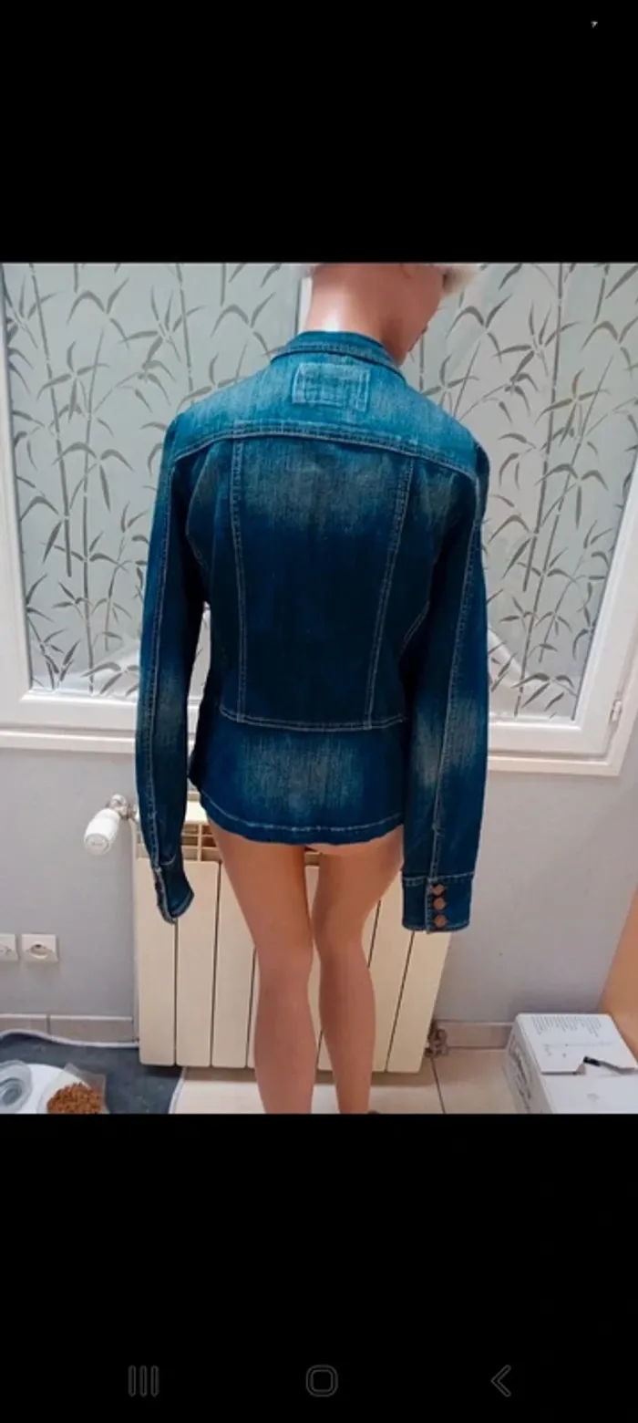 Veste en jeans 38 - photo numéro 2