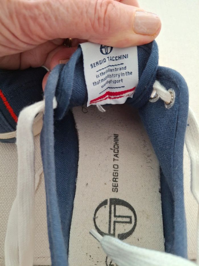 Tennis marine T 37 « Sergio Tacchini » porte une fois MIXTE - photo numéro 3